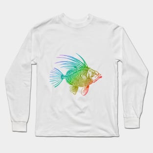 Rainbow John Dory Fish Long Sleeve T-Shirt